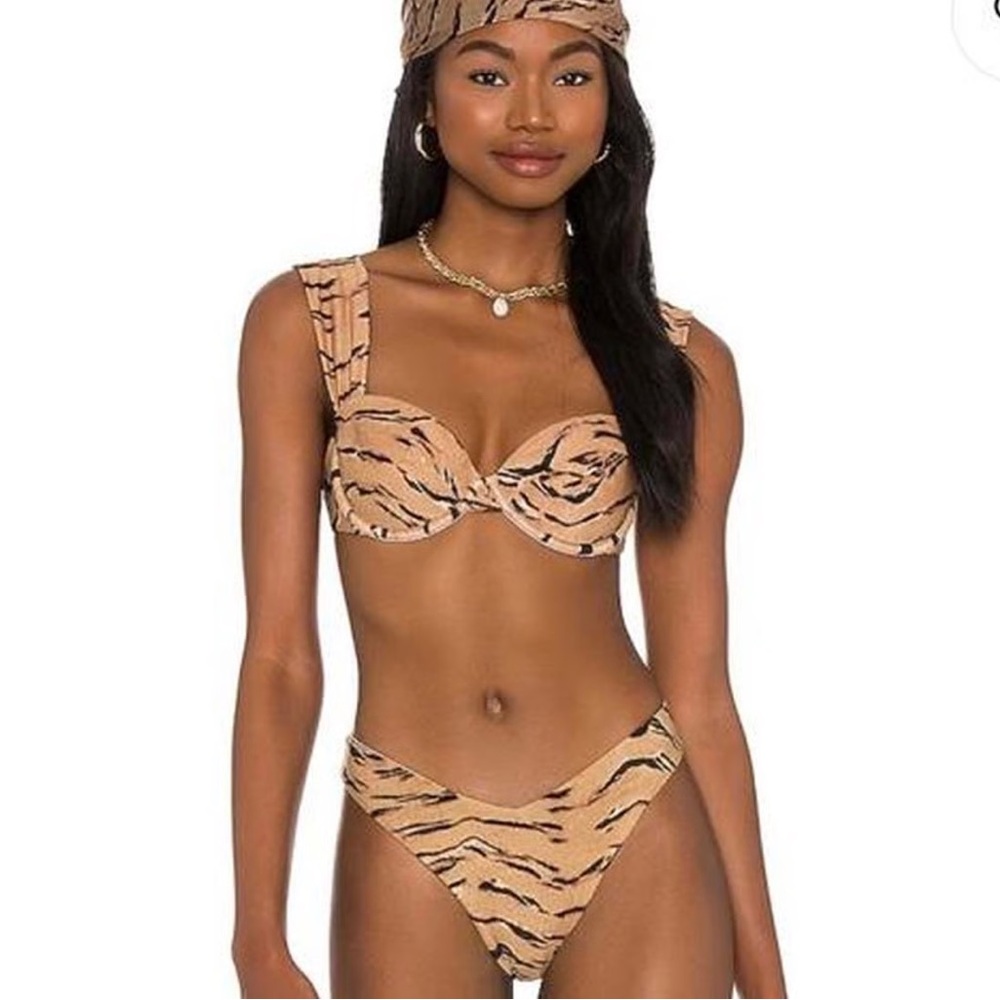 WeWoreWhat Tiger Print Bikini